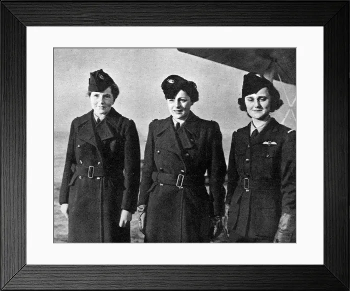 Framed Print : Pilots of the Air Transport Auxiliary Service Framed Print : Pilots of the Air Transport Auxiliary Service