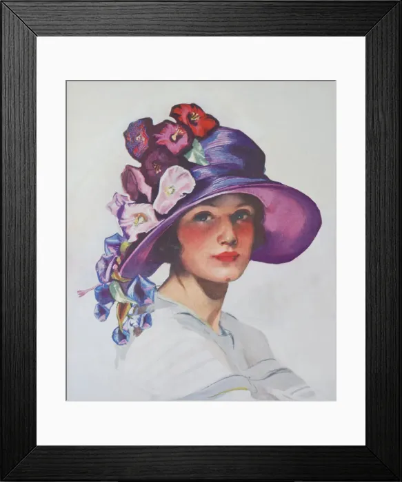 Framed Print : Glamorous woman