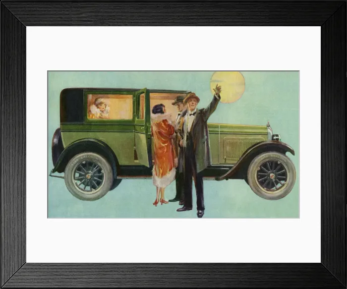 Framed Print : Overland Six Framed Print : Overland Six