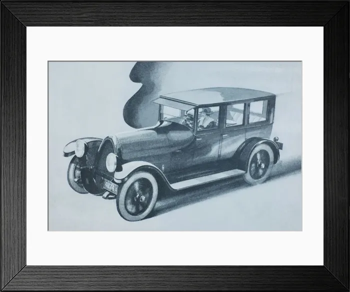 Framed Print : Franklin 4-seater Sedan Framed Print : Franklin 4-seater Sedan