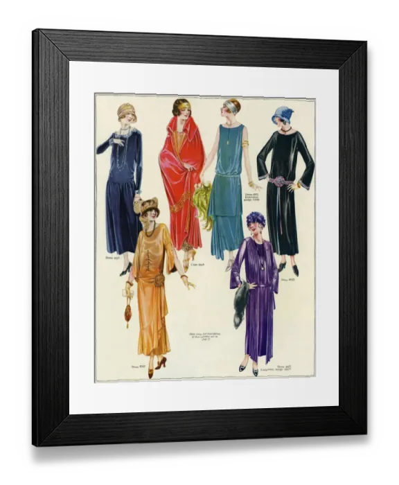 Framed Print : 1920s fashion Framed Print : 1920s fashion