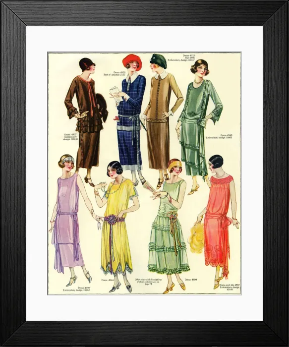 Framed Print : 1920s fashion Framed Print : 1920s fashion