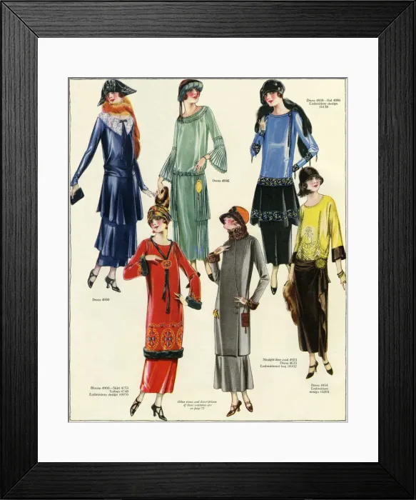 Framed Print : 1920s fashion Framed Print : 1920s fashion