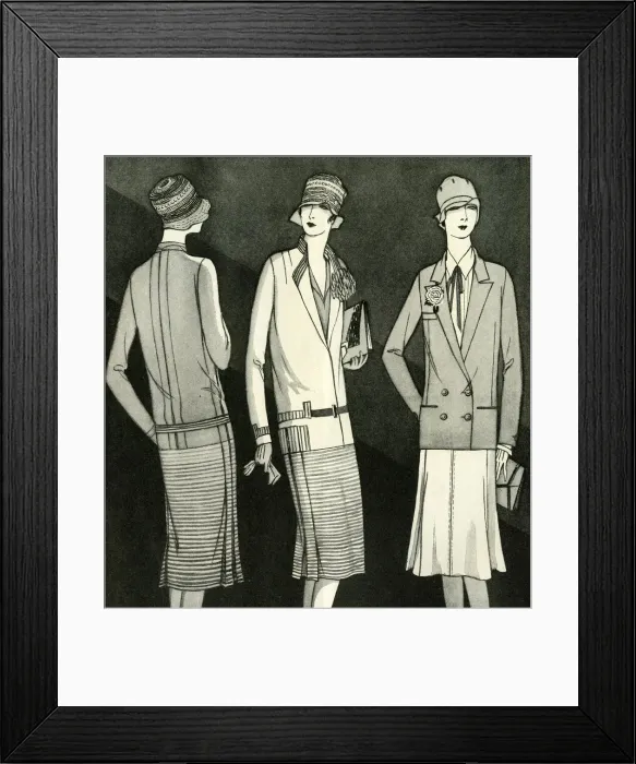 Framed Print : 1920s fashion Framed Print : 1920s fashion