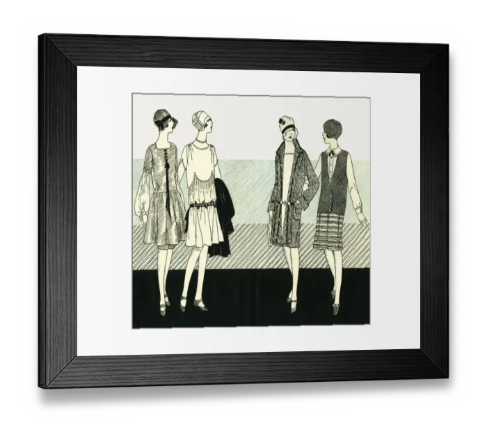 Framed Print : 1920s fashion Framed Print : 1920s fashion