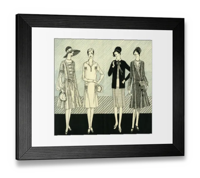 Framed Print : 1920s fashion Framed Print : 1920s fashion