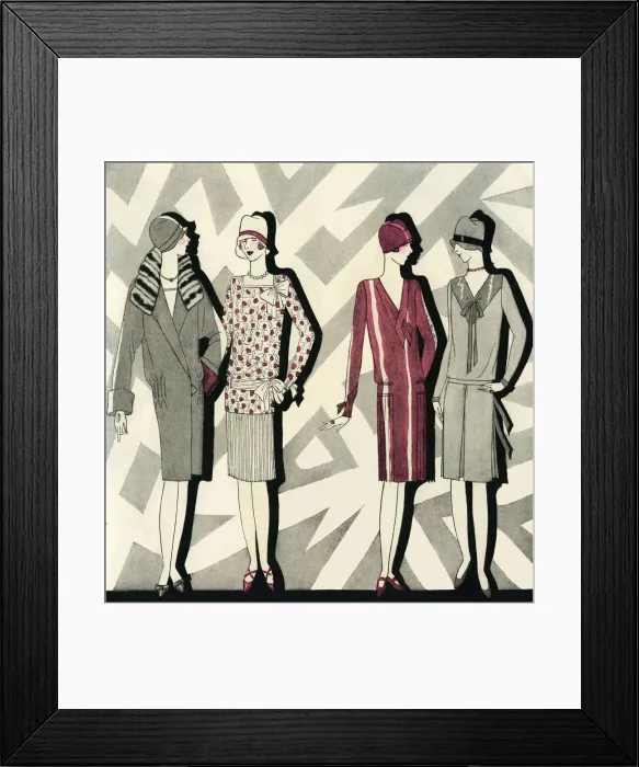 Framed Print : 1920s fashion Framed Print : 1920s fashion