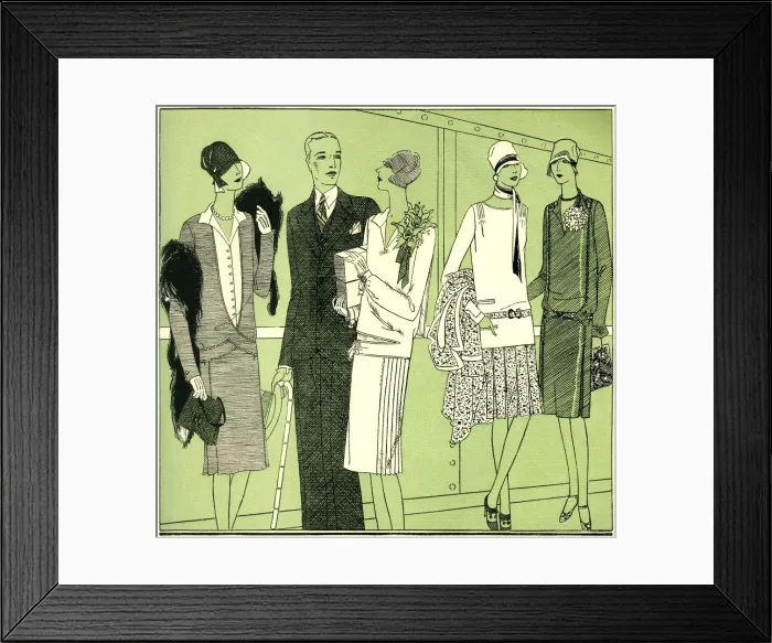 Framed Print : 1920s fashion Framed Print : 1920s fashion