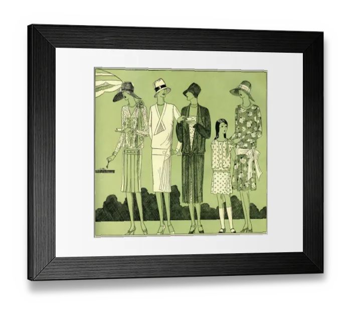 Framed Print : 1920s fashion Framed Print : 1920s fashion