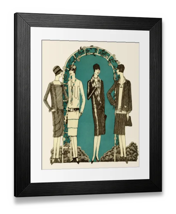 Framed Print : 1920s fashion Framed Print : 1920s fashion