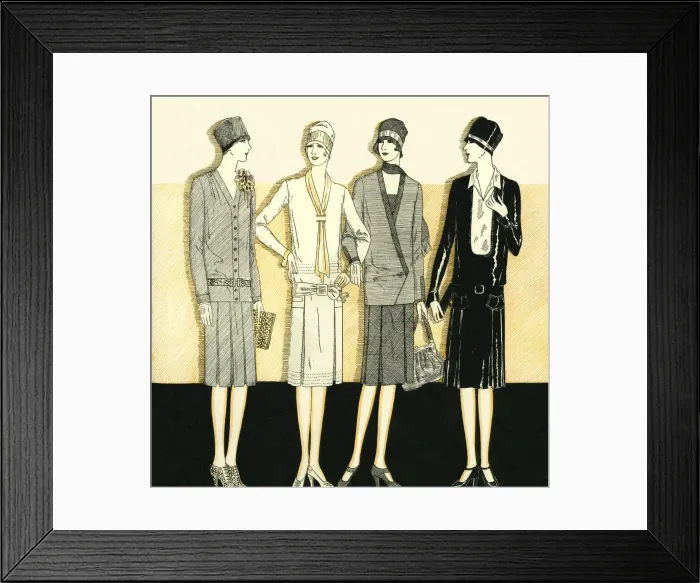 Framed Print : 1920s fashion Framed Print : 1920s fashion