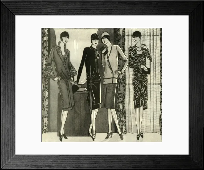 Framed Print : 1920s fashion Framed Print : 1920s fashion
