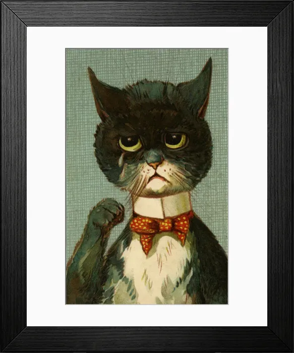 Framed Print : Louis Wain cats Framed Print : Louis Wain cats