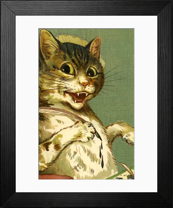 Framed Print : Louis Wain cats Framed Print : Louis Wain cats