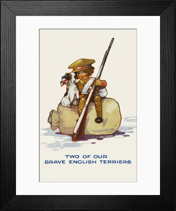 Framed Print : Patriotic children Framed Print : Patriotic children