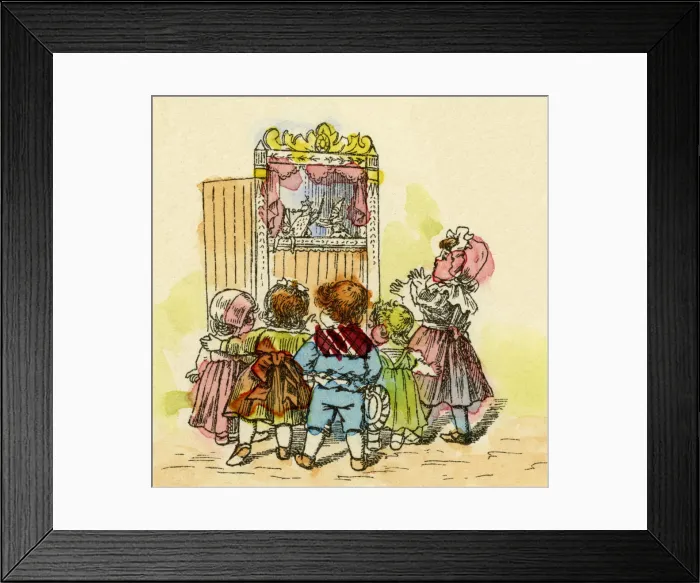 Framed Print : Patriotic children Framed Print : Patriotic children