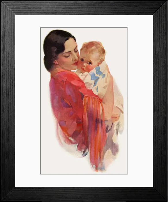 Framed Print : Mother & child Framed Print : Mother & child