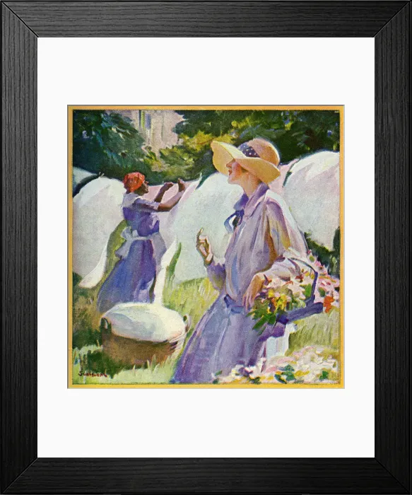 Framed Print : Hanging clothes to dry Framed Print : Hanging clothes to dry