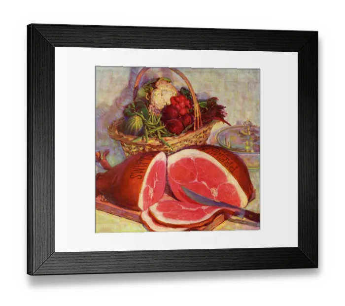 Framed Print : Joint of ham Framed Print : Joint of ham