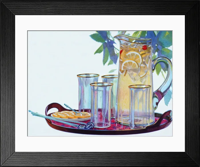 Framed Print : Jug of lemonade Framed Print : Jug of lemonade