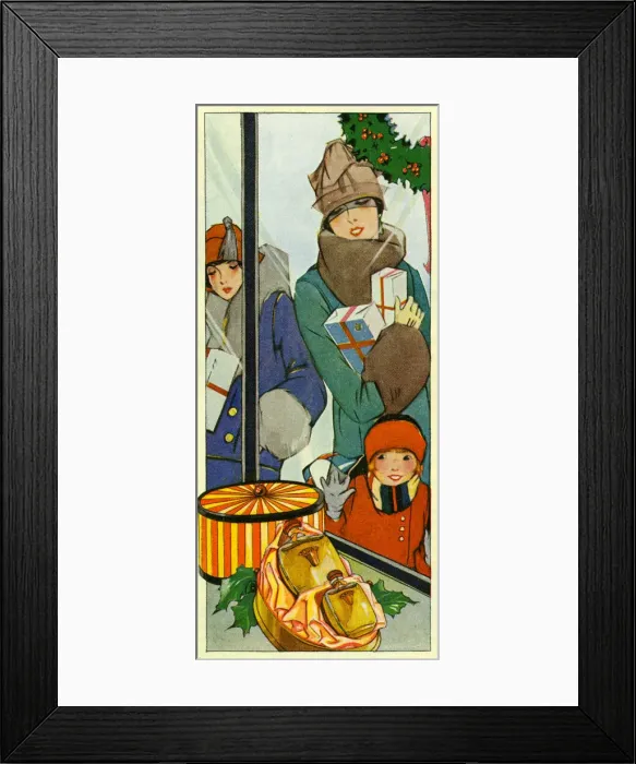 Framed Print : Shopping for perfume Framed Print : Shopping for perfume