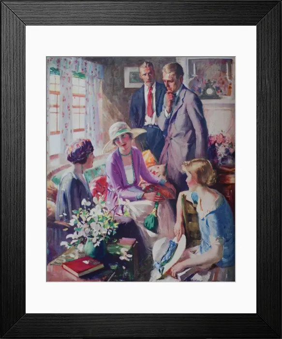 Framed Print : Family gathering Framed Print : Family gathering