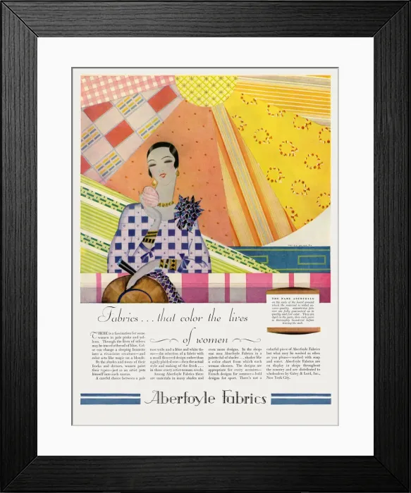 Framed Print : Aberfoyle fabrics Framed Print : Aberfoyle fabrics