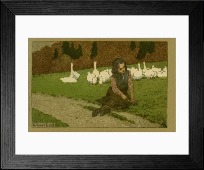 Framed Print : The Goosegirl Framed Print : The Goosegirl