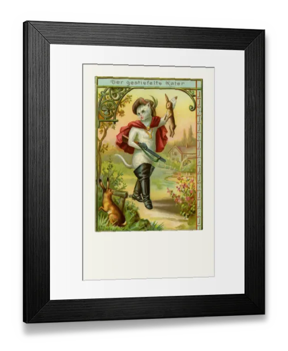 Framed Print : Puss in Boots Framed Print : Puss in Boots