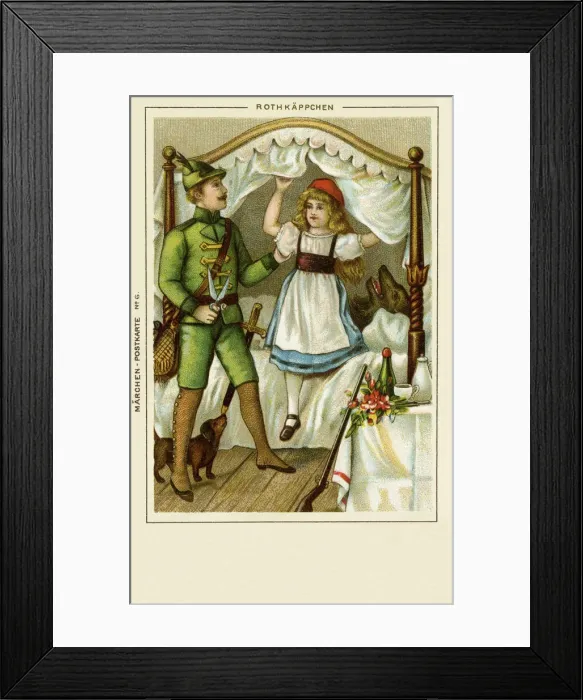 Framed Print : Red Riding Hood Framed Print : Red Riding Hood