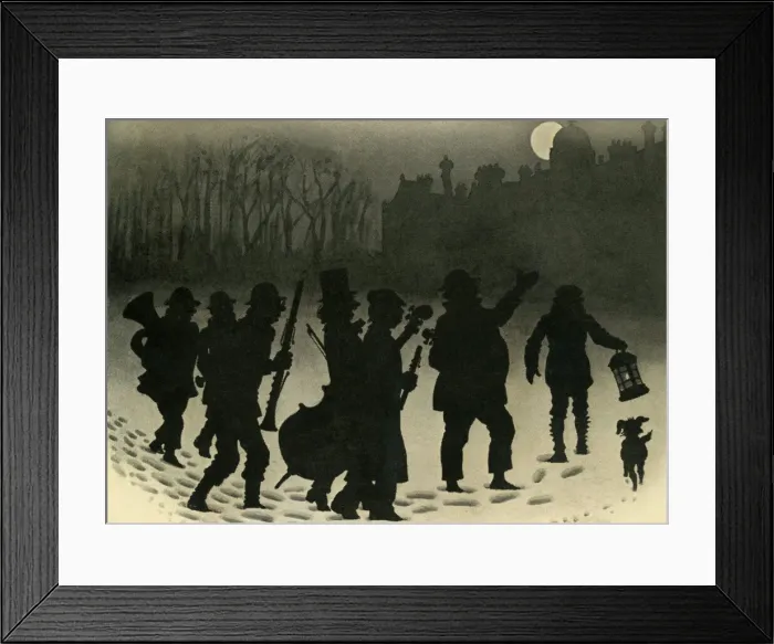 Framed Print : Xmas revellers Framed Print : Xmas revellers
