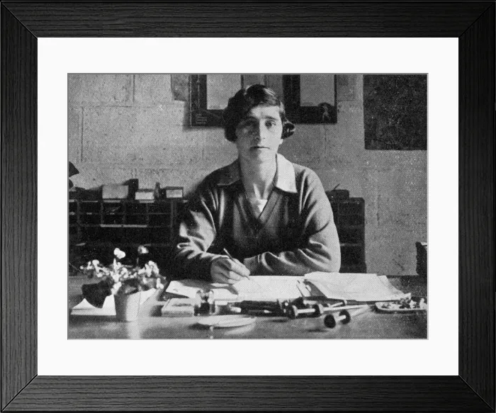 Framed Print : Miss Annette Ashberry, engineer Framed Print : Miss Annette Ashberry, engineer