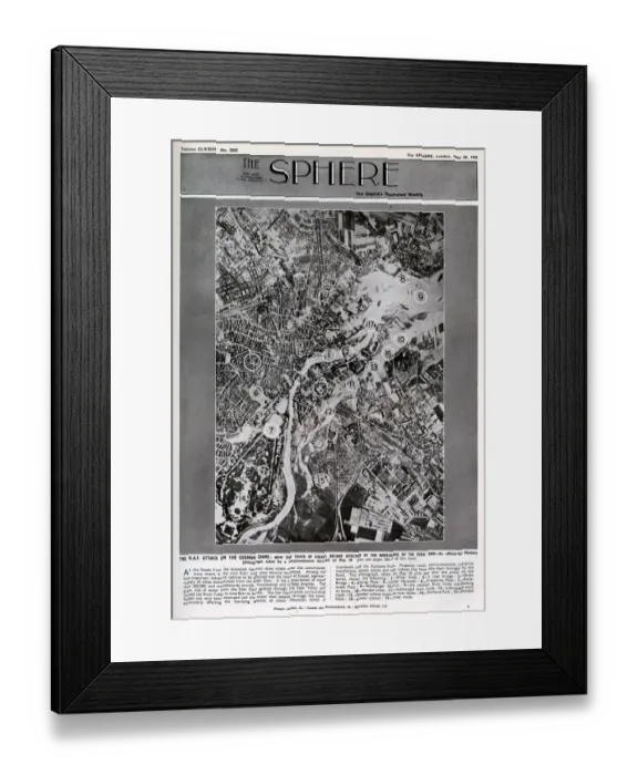Framed Print : Sphere cover - The Dambusters raid on German dams Framed Print : Sphere cover - The Dambusters raid on German dams