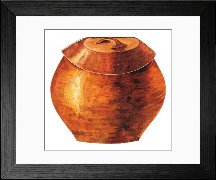 Framed Print : Christmas card in the shape of a jar Framed Print : Christmas card in the shape of a jar