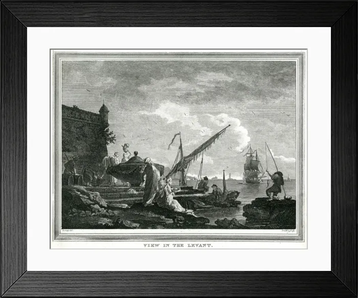Framed Print : A Levantine Port Framed Print : A Levantine Port
