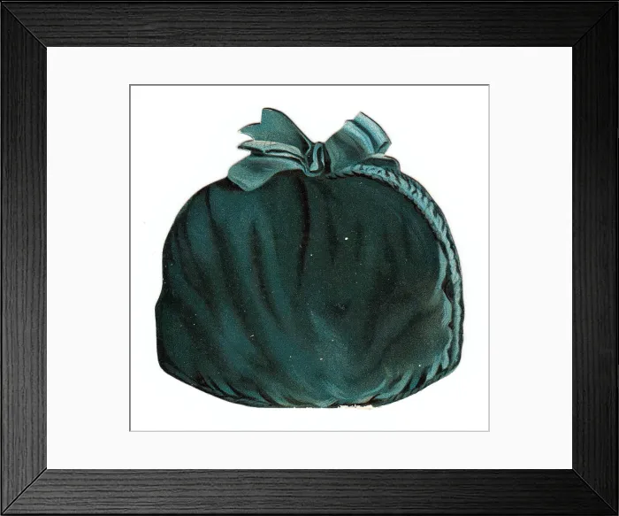 Framed Print : New Year card in the shape of a purse Framed Print : New Year card in the shape of a purse
