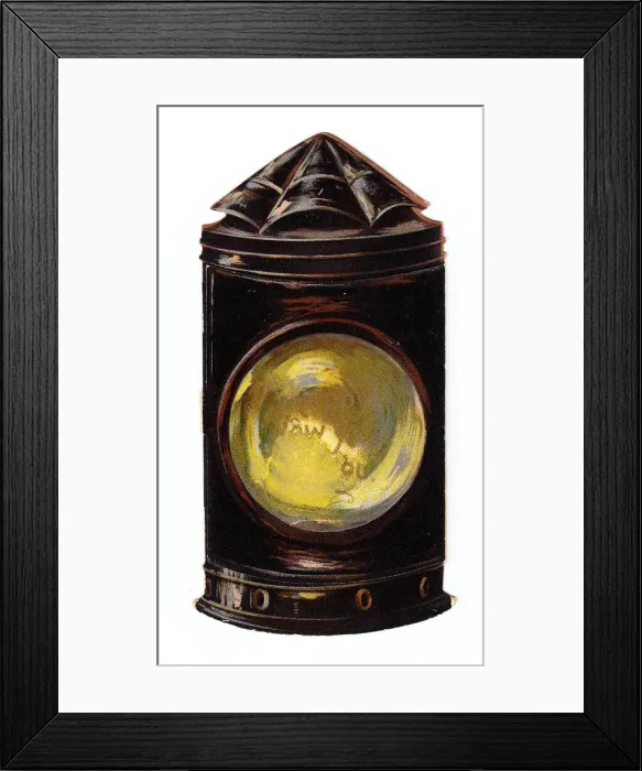 Framed Print : New Year card in the shape of a lantern Framed Print : New Year card in the shape of a lantern