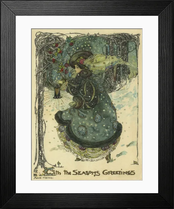 Framed Print : Christmas Scene