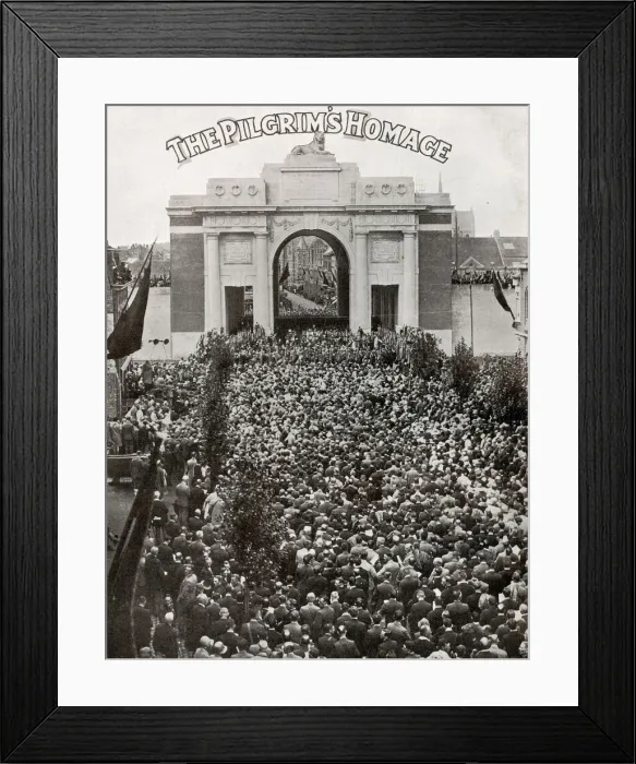 Framed Print : The Pilgrims Homage, Menin Gate, Ypres, Belgium Framed Print : The Pilgrims Homage, Menin Gate, Ypres, Belgium
