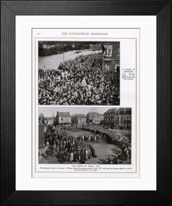 Framed Print : British Legion Womens Section, Battlefields Pilgrims Framed Print : British Legion Womens Section, Battlefields Pilgrims