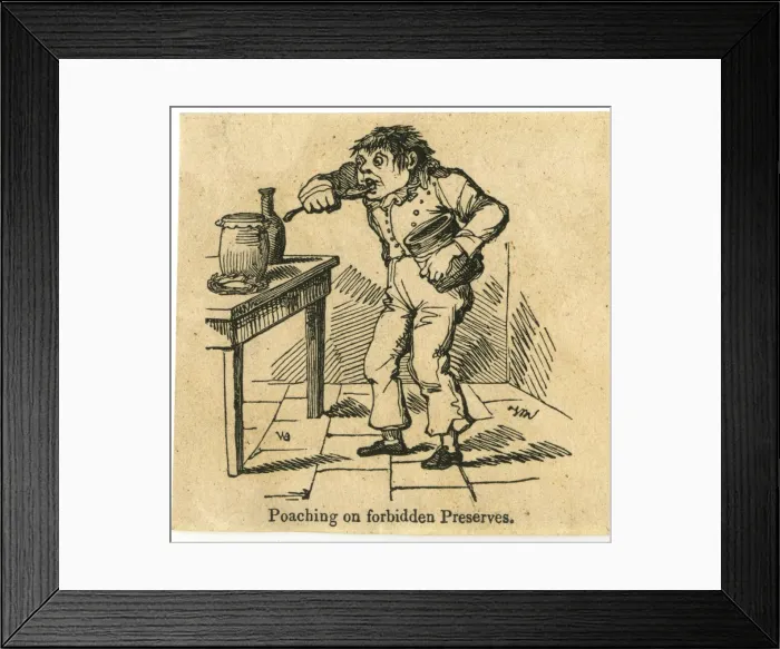 Framed Print : Cartoon, Poaching on Forbidden Preserves Framed Print : Cartoon, Poaching on Forbidden Preserves