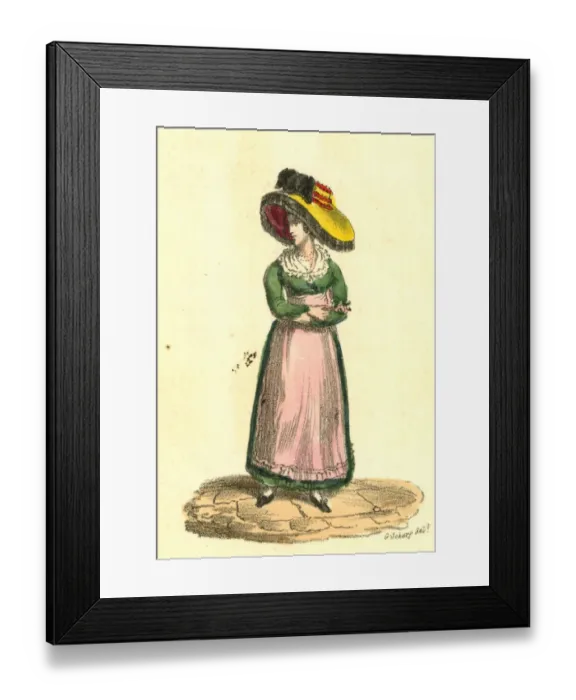 Framed Print : Costumes of Europe, Fribourg, Switzerland Framed Print : Costumes of Europe, Fribourg, Switzerland