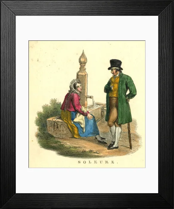 Framed Print : Costumes of Europe, Soleure, Switzerland Framed Print : Costumes of Europe, Soleure, Switzerland