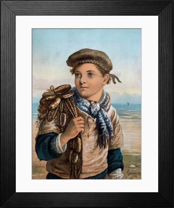 Framed Print : A Fisher Laddie Framed Print : A Fisher Laddie