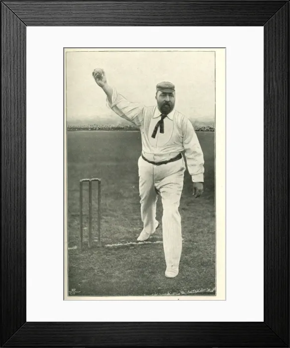 Framed Print : Alfred Shaw, cricketer Framed Print : Alfred Shaw, cricketer