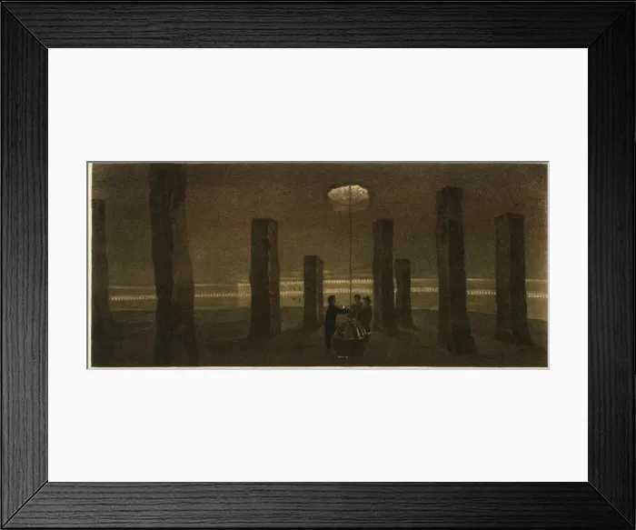 Framed Print : Scene inside a salt mine, Cheshire Framed Print : Scene inside a salt mine, Cheshire