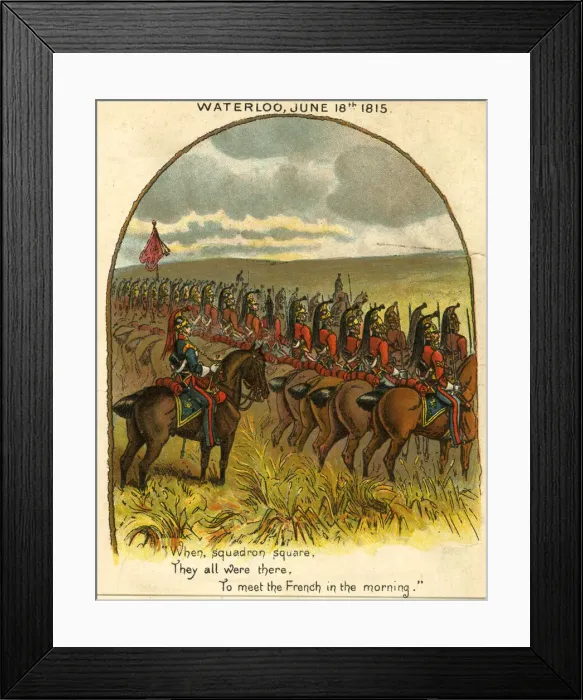 Framed Print : Battle of Waterloo, 18 June 1815 Framed Print : Battle of Waterloo, 18 June 1815
