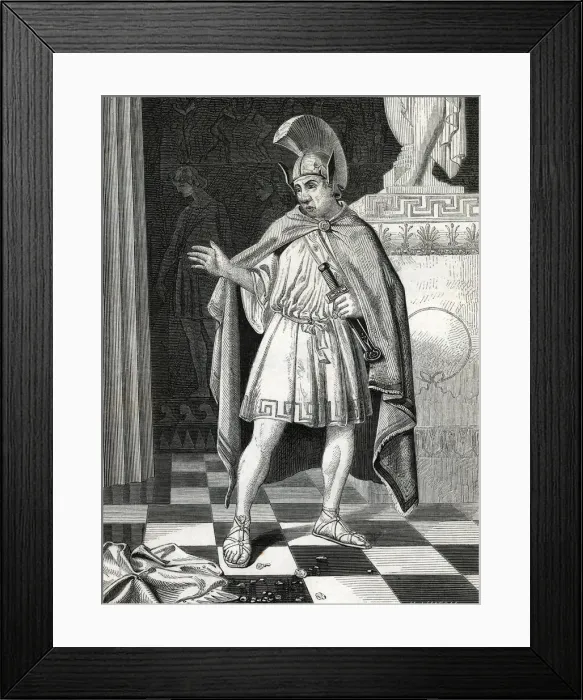 Framed Print : Illustration, Bottom as Pyramus Framed Print : Illustration, Bottom as Pyramus