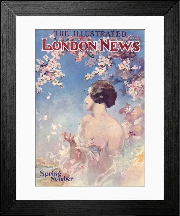 Framed Print : Cover design, Spring Number, Illustrated London News Framed Print : Cover design, Spring Number, Illustrated London News