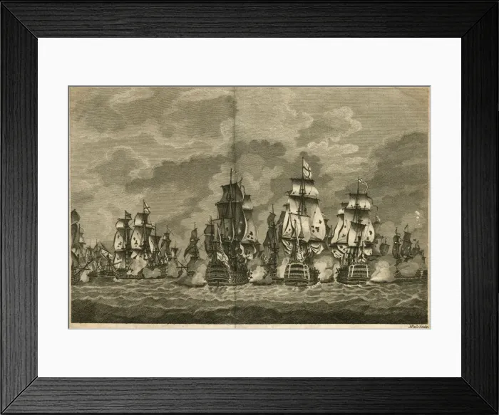 Framed Print : Defeat of the Spanish Fleet by Sir John Jervis Framed Print : Defeat of the Spanish Fleet by Sir John Jervis